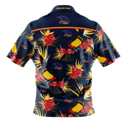 AFL Adelaide Crows Floral Hawaiian Shirt