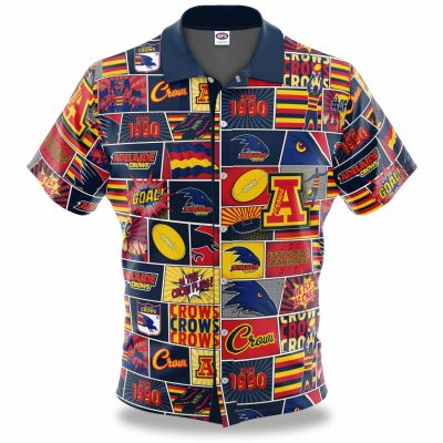 AFL Adelaide Crows Hawaiian Shirt V2
