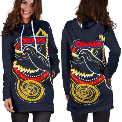 AFL Adelaide Crows Indigenous Blue Women Hoodie Dress