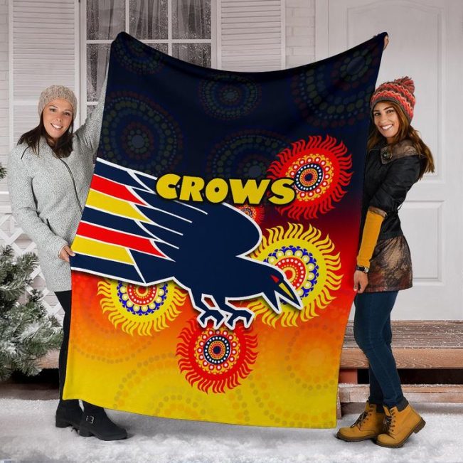AFL Adelaide Crows Indigenous Mascot Quilt Blanket
