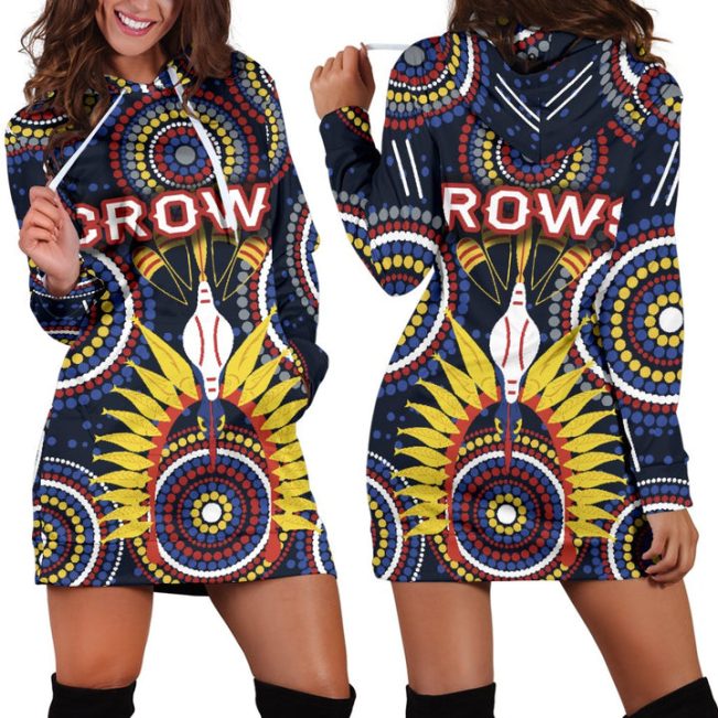 AFL Adelaide Crows Indigenous Women Hoodie Dress
