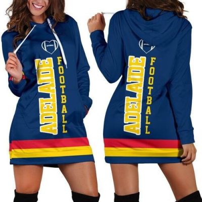 AFL Adelaide Crows Navy Blue Women Hoodie Dress