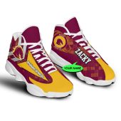 Afl Brisbane Lions Custom Name Gold Maroon Air Jordan 13 Shoes V2 4030.jpg - demo10