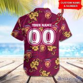 Afl Brisbane Lions Custom Name Number Tribal Hawaiian Shirt 5718.jpg - demo10