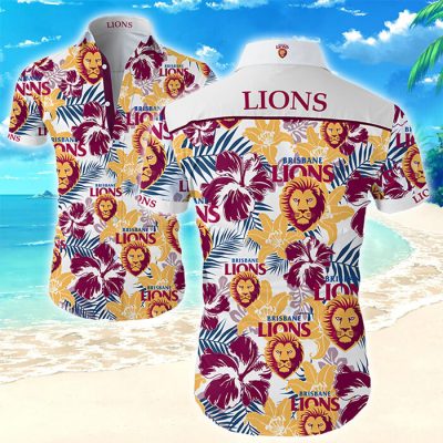 AFL Brisbane Lions Hawaiian Shirt V2