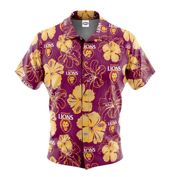 AFL Brisbane Lions Hawaiian Shirt V3