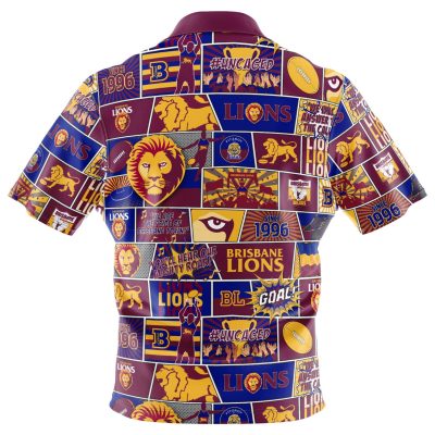 AFL Brisbane Lions Hawaiian Shirt V4