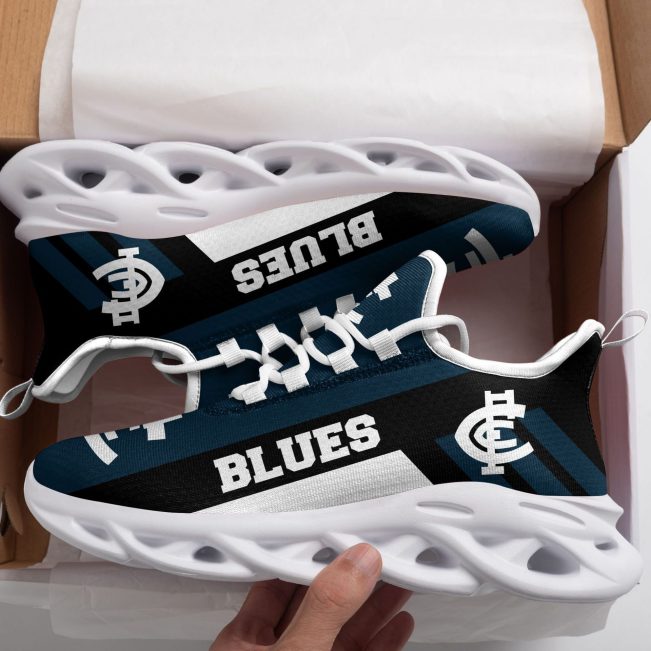AFL Carlton Blues Black Max Soul Shoes