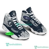Afl Carlton Blues Custom Name Gray Fire Air Jordan 13 Shoes 0642.jpeg - demo10