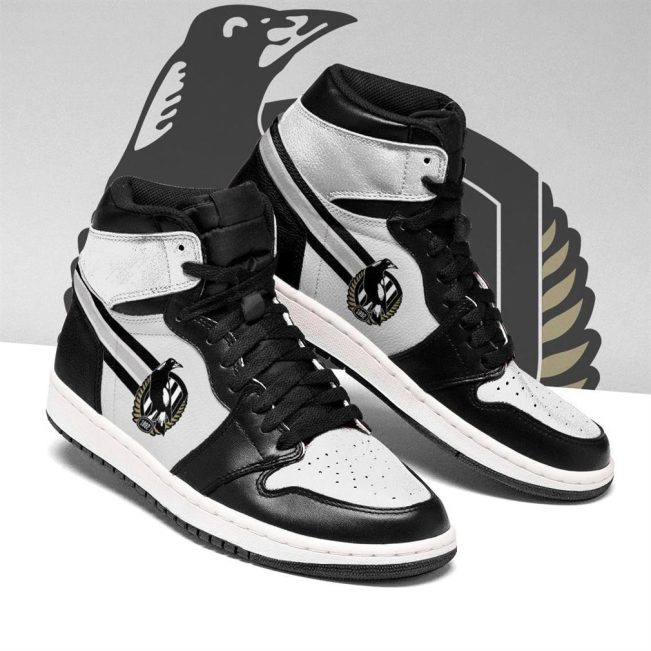 AFL Collingwood Magpies Air Jordan 1 High Sneakers