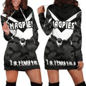 AFL Collingwood Magpies ANZAC Soilders Women Hoodie Dress