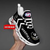 Afl Collingwood Magpies Custom Name Black Max Soul Shoes 3547.jpg - demo10