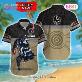 AFL Collingwood Magpies Custom Name Indigenous Mascot Hawaiian Shirt