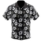 Afl Collingwood Magpies Floral Hawaiian Shirt Front.jpg - demo10