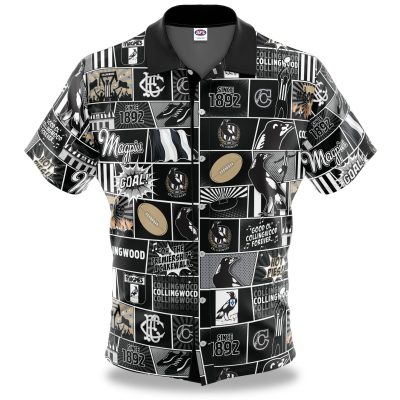 AFL Collingwood Magpies Hawaiian Shirt V1