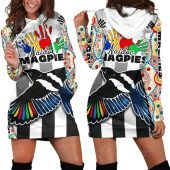 AFL Collingwood Magpies NAIDOC Week Women Hoodie Dress