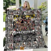 AFL Collingwood Magpies Premiers 2023 Quilt Blanket