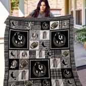 AFL Collingwood Magpies Quilt Blanket V1