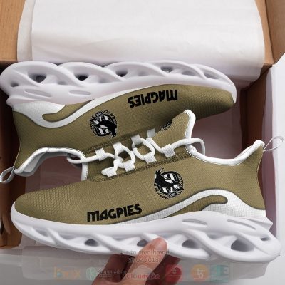 AFL Collingwood Magpies Taupe Max Soul Shoes