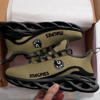 AFL Collingwood Magpies Taupe Max Soul Shoes