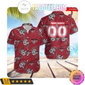 Afl Essendon Bombers Custom Name Number Tribal Hawaiian Shirt 3354.jpg - demo10