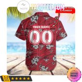 Afl Essendon Bombers Custom Name Number Tribal Hawaiian Shirt 3412.jpg - demo10