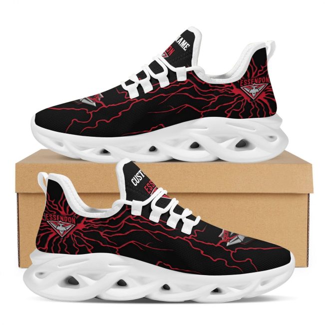 AFL Essendon Bombers Custom Name Stylish Graffiti Max Soul Shoes