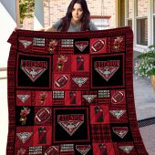 AFL Essendon Bombers Quilt Blanket V1