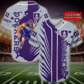 AFL Fremantle Dockers Custom Name Number Superman Baseball Jersey