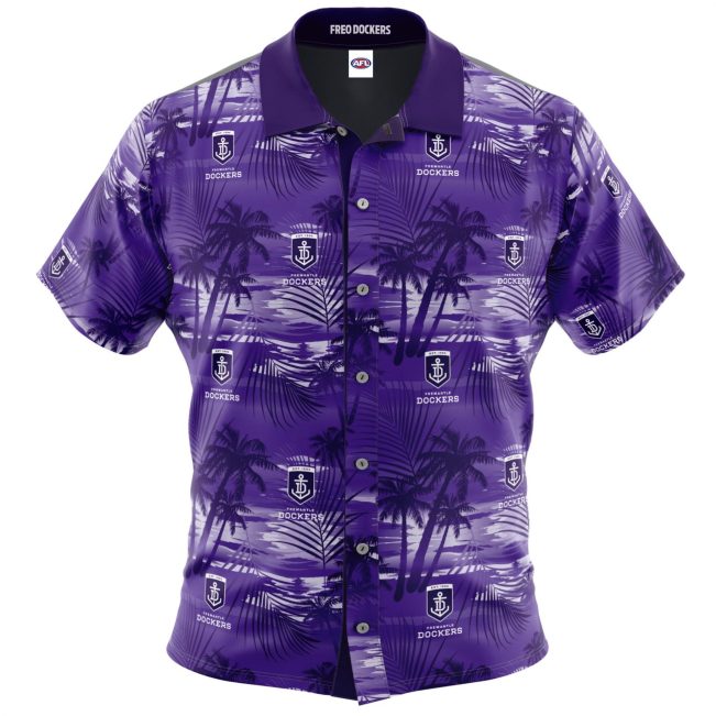 AFL Fremantle Dockers Hawaiian Shirt V1