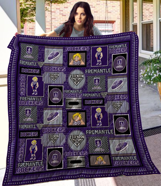 AFL Fremantle Dockers Quilt Blanket V2
