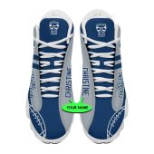 Afl Geelong Cats Custom Name Gray Blue Air Jordan 13 Shoes 3559.jpg - demo10