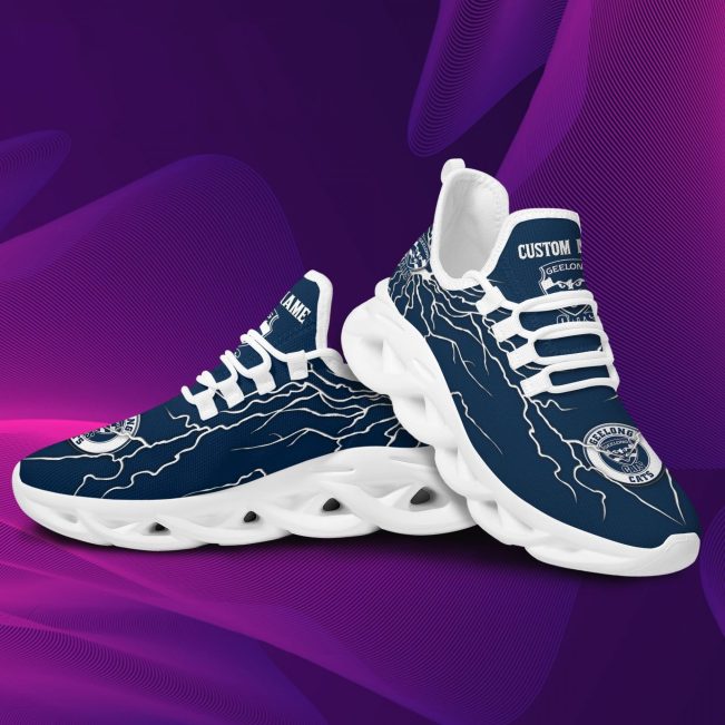 AFL Geelong Cats Custom Name Max Soul Shoes V1