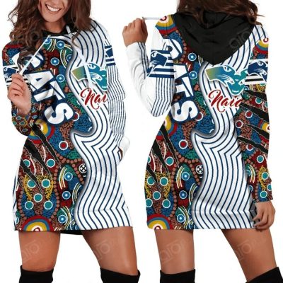 AFL Geelong Cats NAIDOC Week Women Hoodie Dress