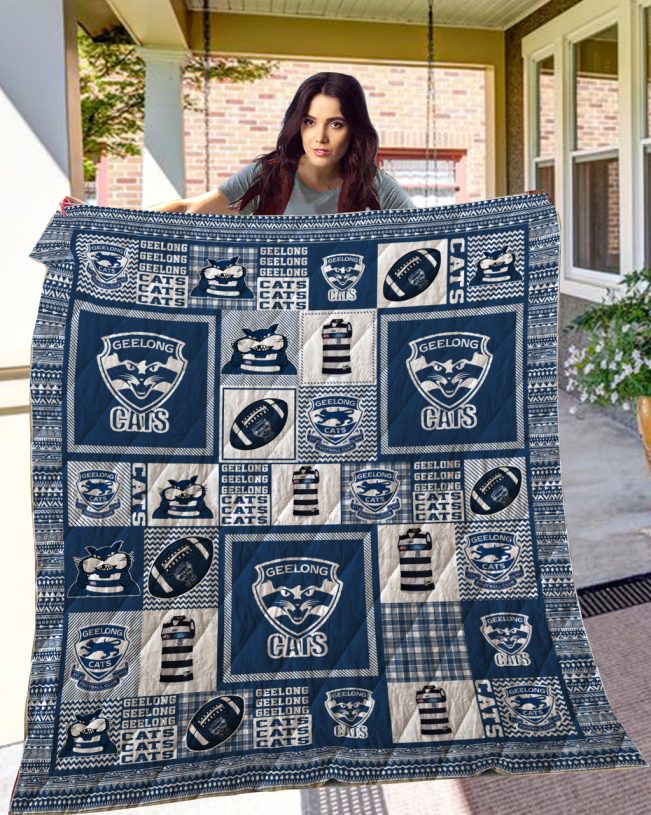 AFL Geelong Cats Quilt Blanket V1