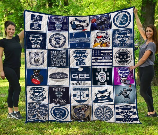 AFL Geelong Cats Quilt Blanket V2