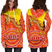 Afl Gold Coast Suns Aboriginal Red Women Hoodie Dress 5049.jpg - demo10
