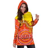 Afl Gold Coast Suns Aboriginal Red Women Hoodie Dress 5056.jpg - demo10