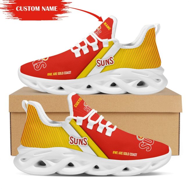 AFL Gold Coast Suns Custom Name Max Soul Shoes