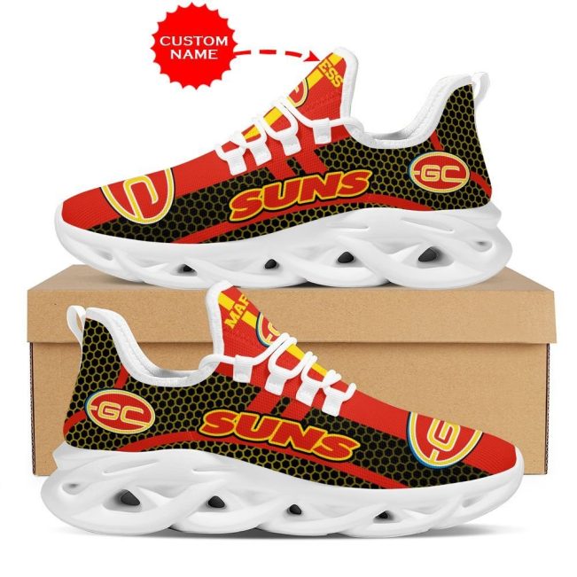 AFL Gold Coast Suns Custom Name Special Style Max Soul Shoes
