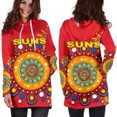 Afl Gold Coast Suns Indigenous Red Women Hoodie Dress 5119.jpg - demo10