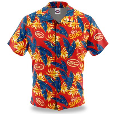 AFL Gold Coast Suns PARADISE' Hawaiian Shirt