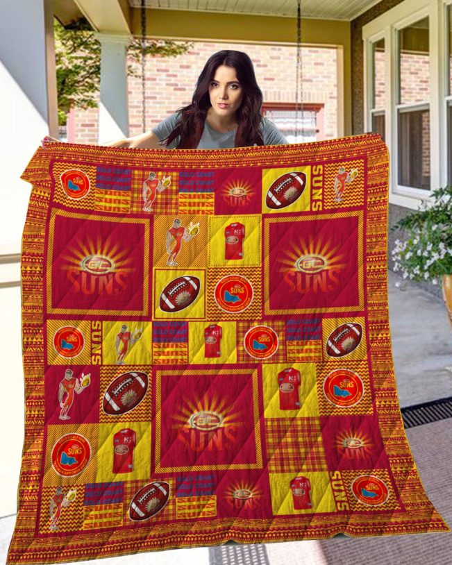 AFL Gold Coast Suns Quilt Blanket