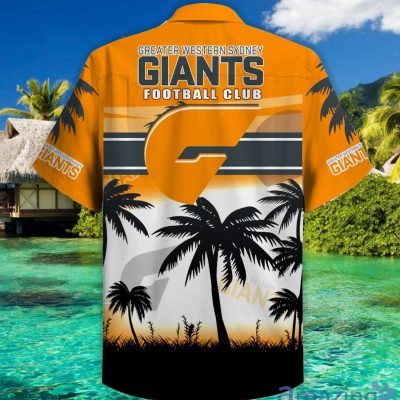 AFL Greater Western Sydney Giants Coconut Tree Hawaiian Shirt