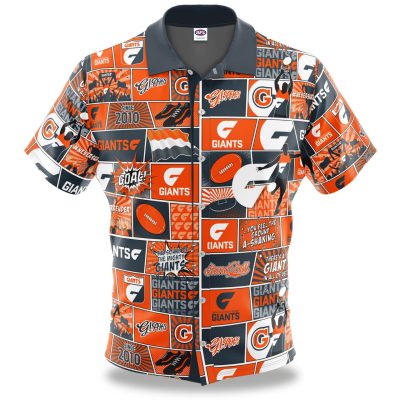 AFL Greater Western Sydney Giants Fanatic Hawaiian Shirt