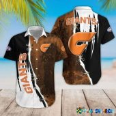AFL Greater Western Sydney Giants Orange Black Hawaiian Shirt