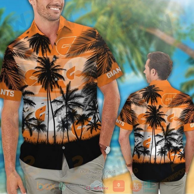 AFL Greater Western Sydney Giants Tropical Hawaiian Shirt
