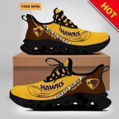Afl Hawthorn Hawks Custom Name Yellow Brown Max Soul Shoes V5 Black 1.jpg - demo10