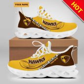 Afl Hawthorn Hawks Custom Name Yellow Brown Max Soul Shoes V5 White 1.jpg - demo10