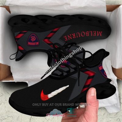 AFL Melbourne Demons Black Nike Max Soul Shoes
